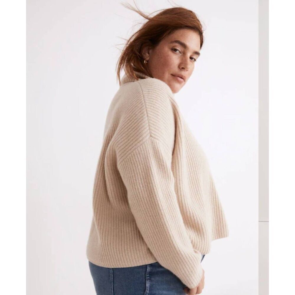 Madewell (Re)sourced Cashmere Turtleneck Sweater Size 1X